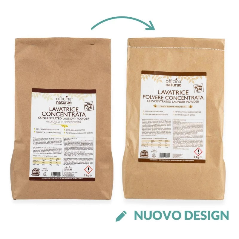 detersivo in polvere naturale con percarbonato 2 kg