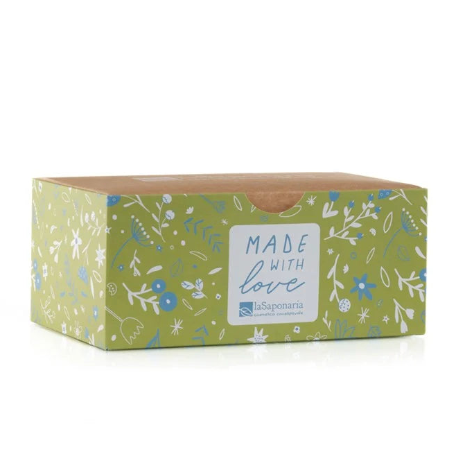 scatola  box regalo la saponaria in cartone