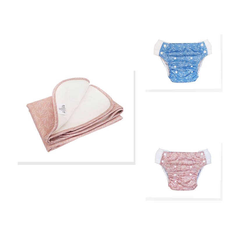 kit spannolinamento 2 Pull Up Blümchen + Maxi traversina